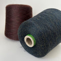 Cashmere 60% & Baby Alpaca 40% yarn,Loro Piana, Color Verde Mel.Per 100 gr