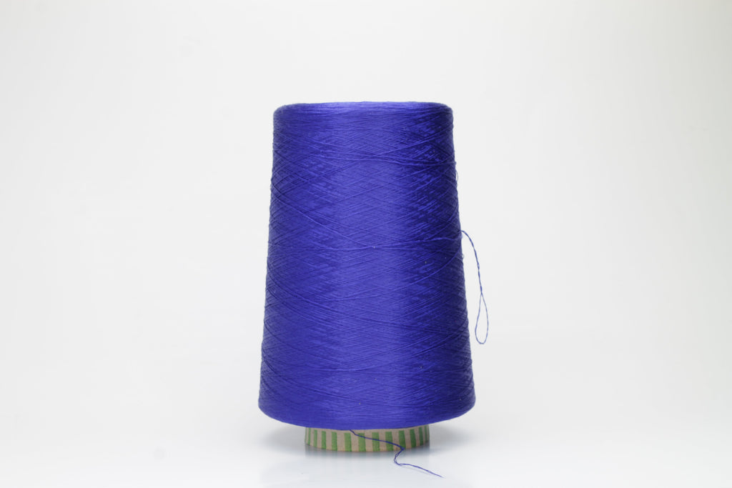 Silk yarn 100%,Nm 2/90, Trama Prisma ricerche, Color Knight (Blue)