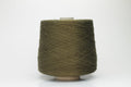 Lino yarn 100%, Nm 2/26, Loro Piana yarn on Cone, Color Dark Olive. Per 100gr