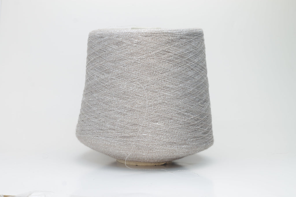 Afromood, Nm 2/68, 68% Lino & 32% Cotton yarn , Filmar Spa, Light Brown