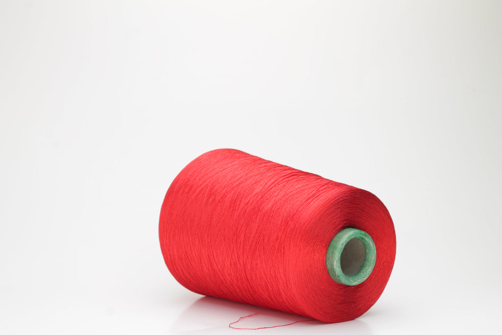 Silk yarn 100%,Nm 2/90, Trama Prisma ricerche, Color Red
